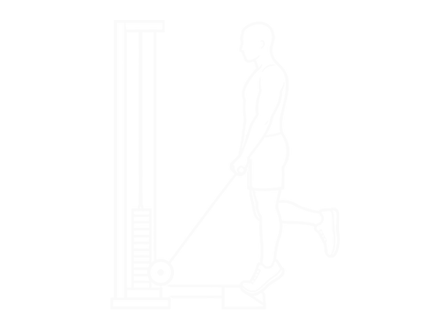 Standing One-Leg Cable Calf Raise — 끝