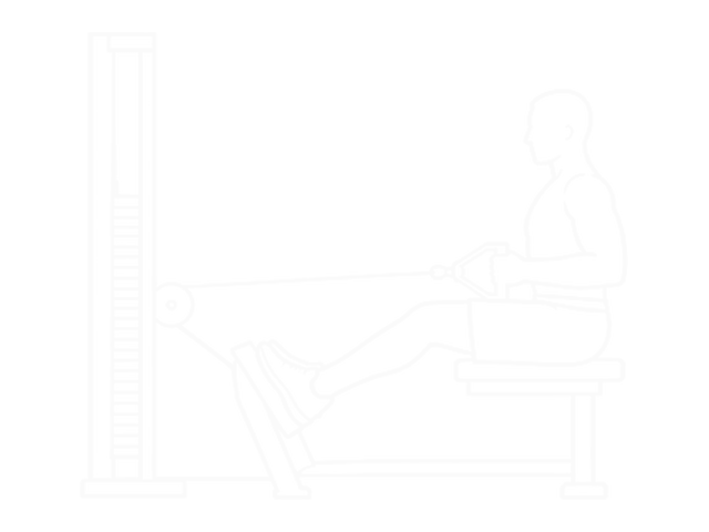 Cable Straight Back Seated Row — 끝