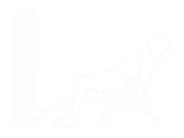 Two-Arm Cable Curl on Incline Bench — Start