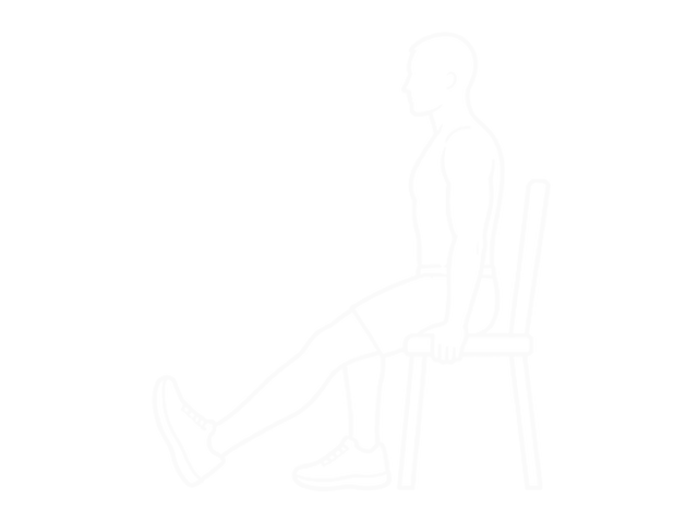 Chair Leg Extended Stretch — 시작