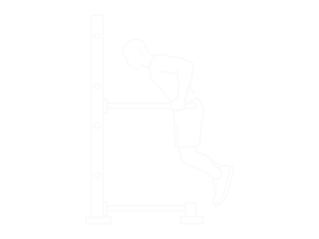 Chest Dip (On Dip-Pull-Up Cage) — End