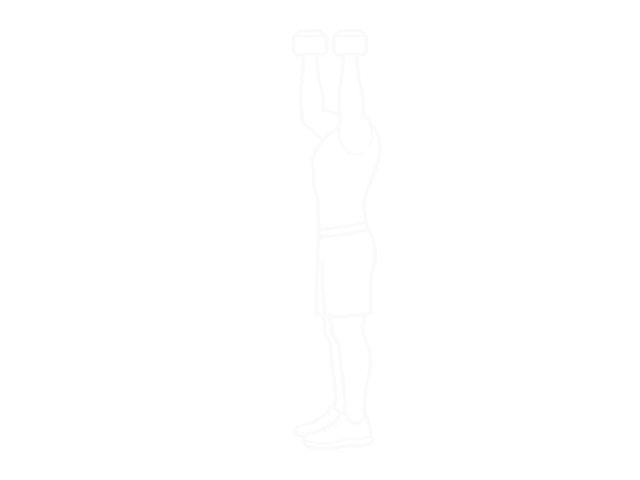 Dumbbell Cuban Press — End