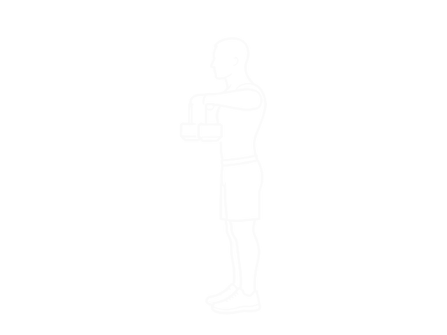 Dumbbell Cuban Press — Start