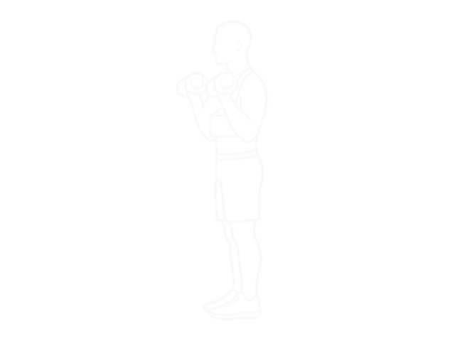 Dumbbell Hammer Curls (With Arm Blaster) — End