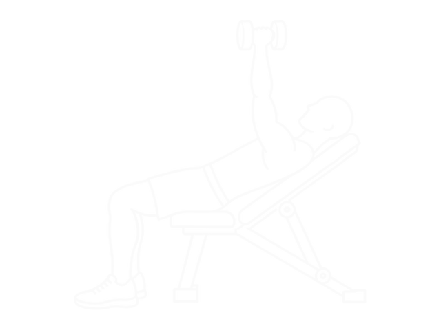 Incline Dumbbell Alternate Press — 끝