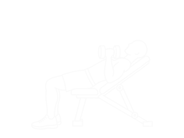 Incline Dumbbell Alternate Press — 시작