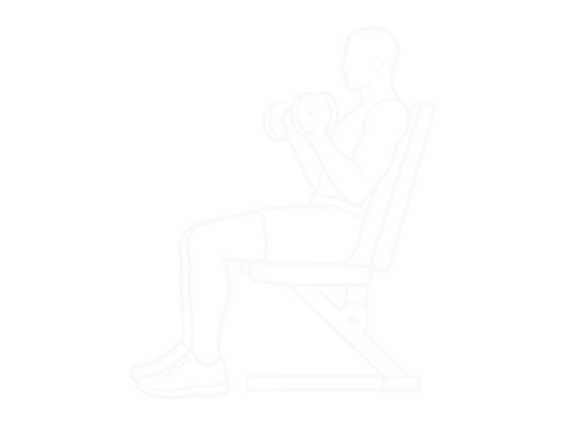Incline Dumbbell Hammer Curl — End