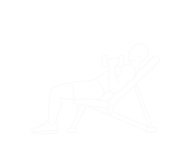 Incline One-Arm Dumbbell Hammer Press — Start