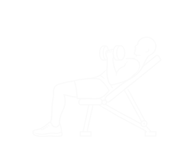 Incline One-Arm Dumbbell Press — 시작