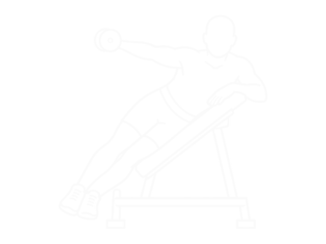Incline Dumbbell Rear Lateral Raise — End