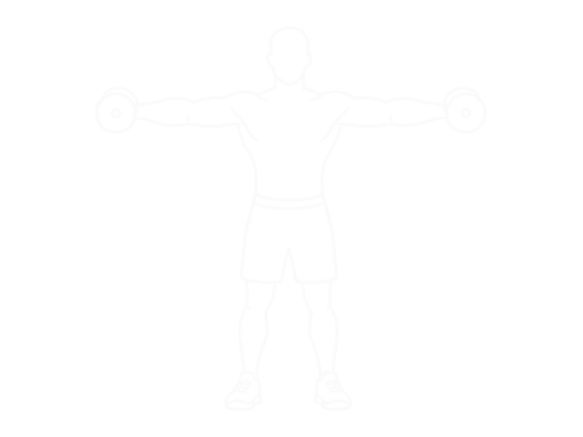 Dumbbell Lateral to Front Raise — 끝