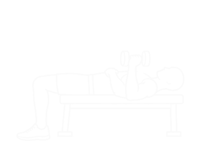 Lying One-Arm Dumbbell Press — 시작