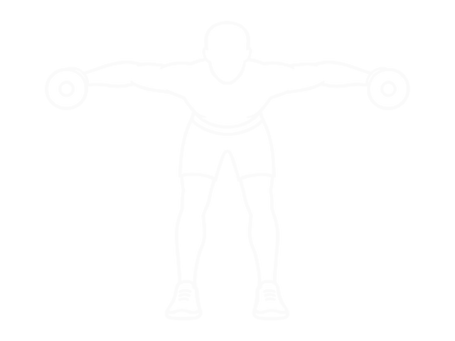 Lying One-Arm Dumbbell Rear Lateral Raise — 끝