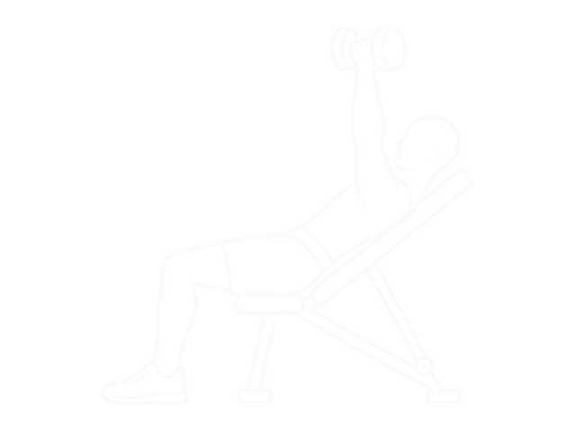 Incline One-Arm Dumbbell Chest Press — 끝