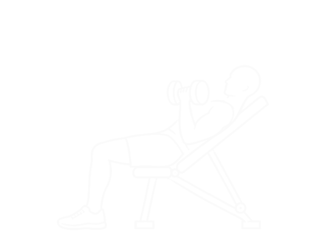 Incline One-Arm Dumbbell Chest Press — 시작