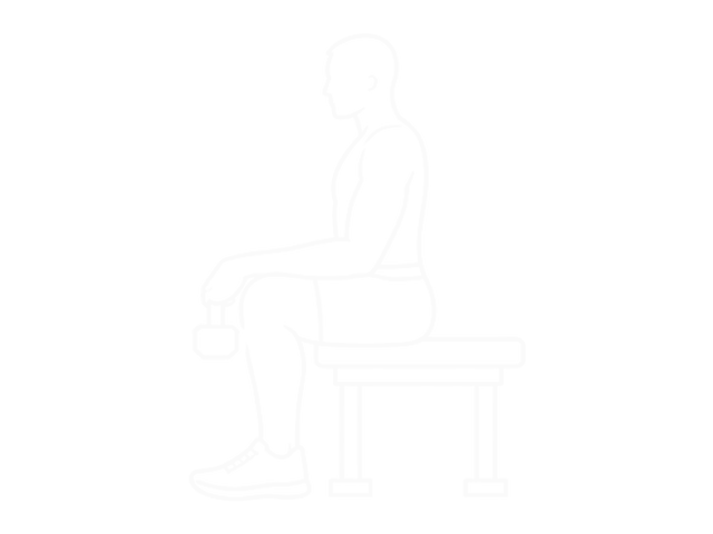 One-Arm Dumbbell Reverse Wrist Curl — 시작