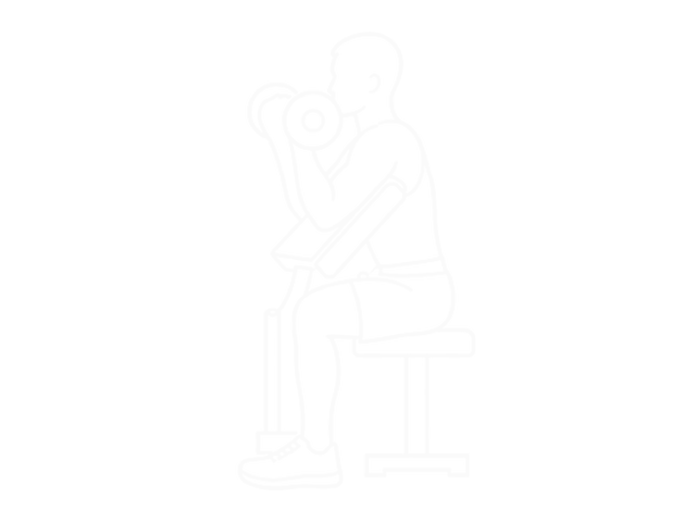 Dumbbell Preacher Curl — 끝