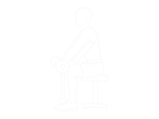 Dumbbell Preacher Curl — 시작