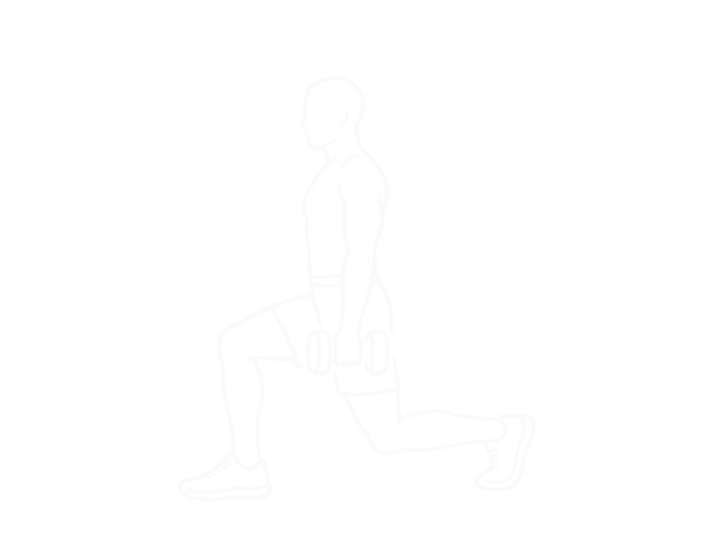 Dumbbell Rear Lunge — 끝