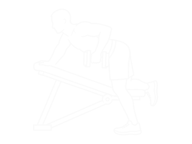 Dumbbell Reverse-Grip Incline Bench One-Arm Row — 끝