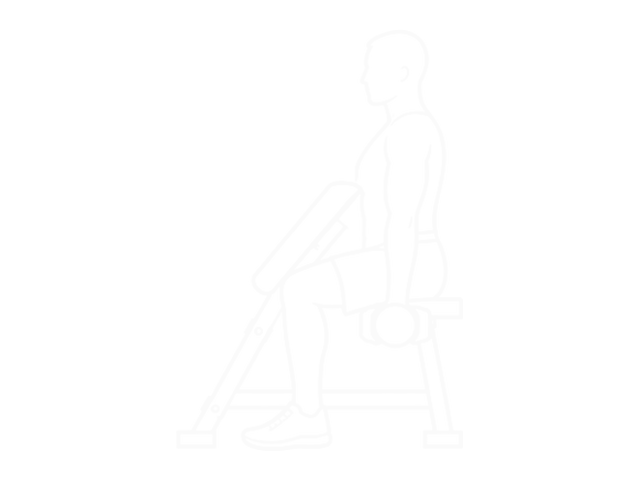 Seated Dumbbell Preacher Curl — 시작