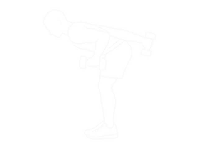 Standing Alternating Dumbbell Triceps Kickback — End