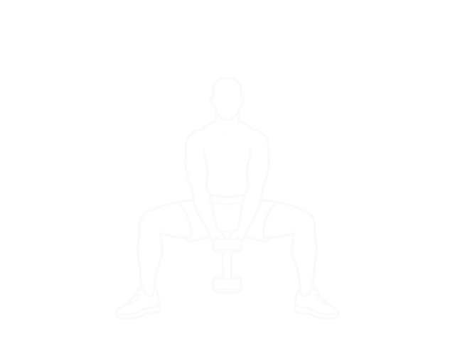 Dumbbell Sumo Squat — End