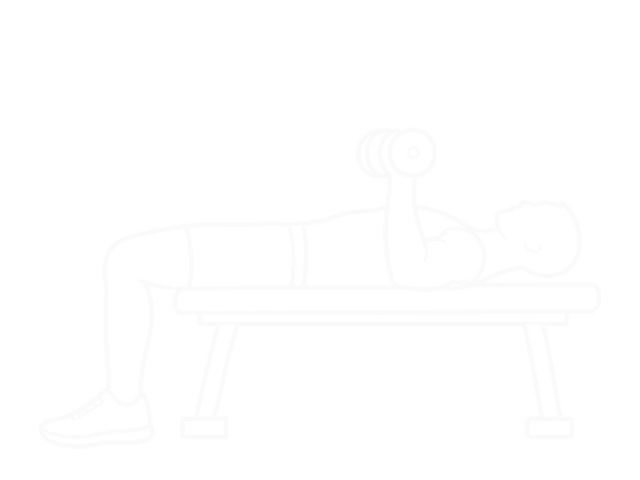 Dumbbell Twisting Bench Press — Start