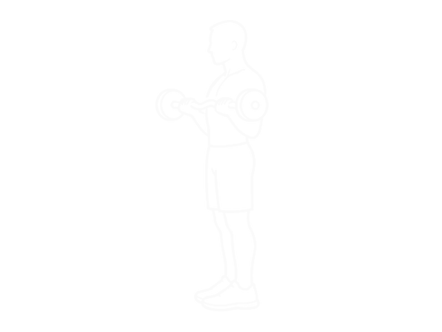 EZ-Barbell Standing Wide-Grip Biceps Curl — End