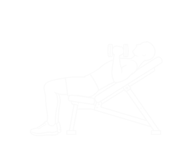 Incline Dumbbell Bench Press — Start