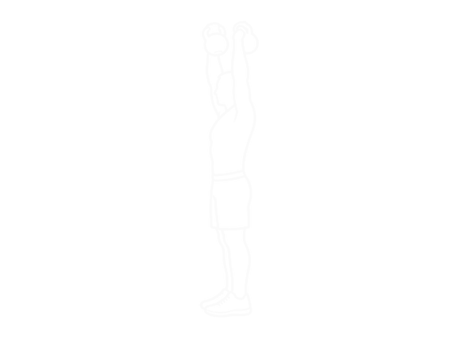 Kettlebell Double Push Press — 끝
