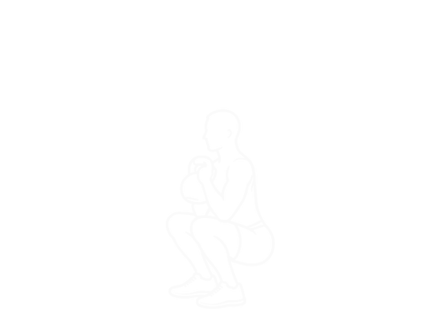 Kettlebell Goblet Squat — End