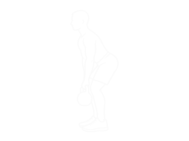 Kettlebell Hang Clean — Start