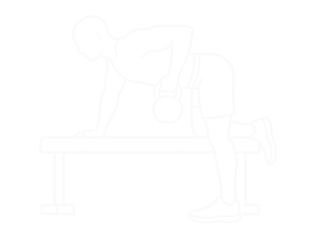 One-Arm Kettlebell Row — End
