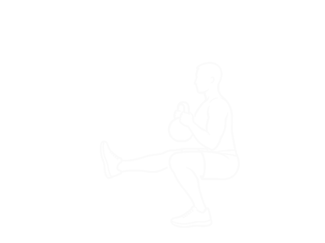 Kettlebell Pistol Squat — 끝