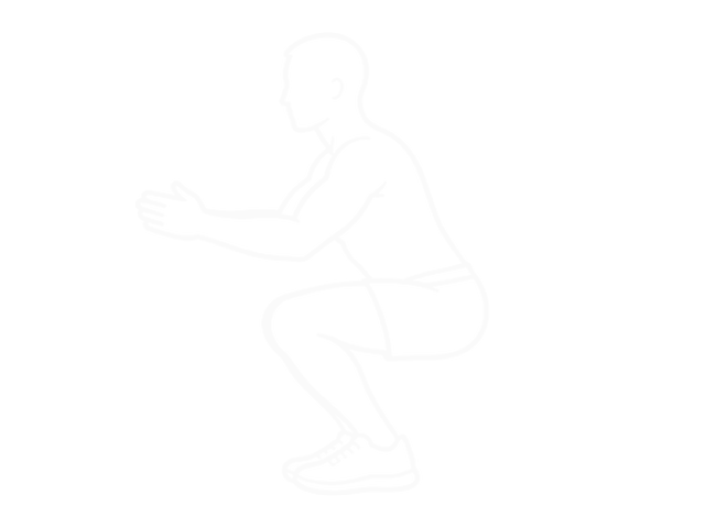 Kneeling Jump Squat — End