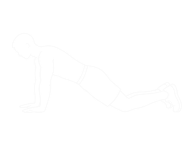 Kneeling Plank Tap Shoulder — Start