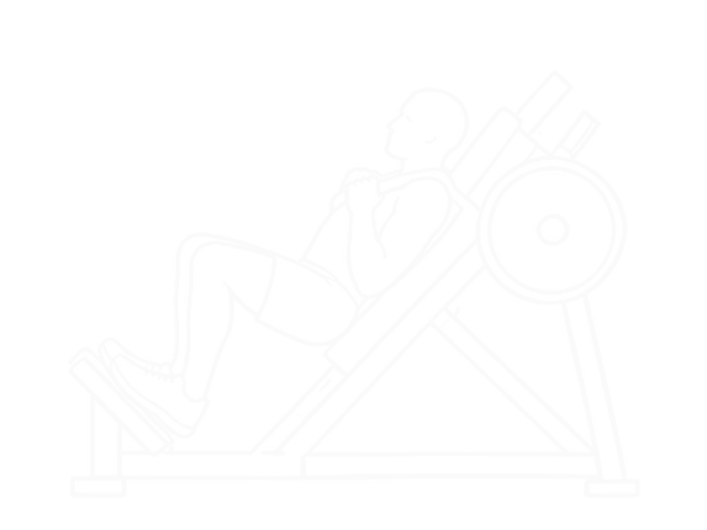 Narrow Stance Hack Squat — End