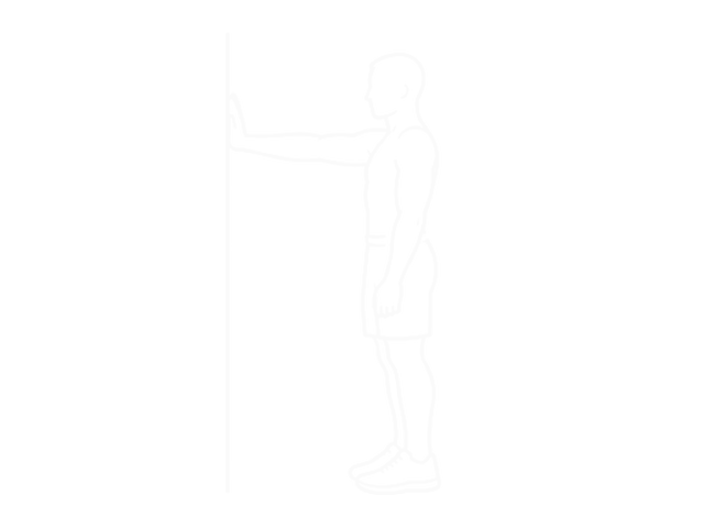 One-Arm Against Wall — Start