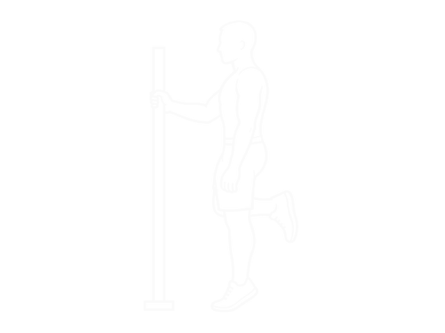 One-Leg Floor Calf Raise — 끝
