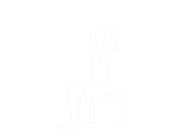 Overhead Triceps Extension — Start