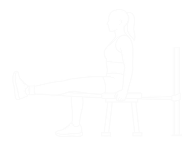 Resistance Band Leg Extension — End