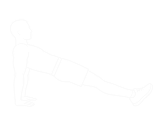 Reverse Plank with Leg Lift — Start