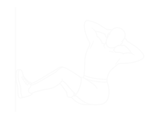 Seated Side Crunch (Wall) — 끝