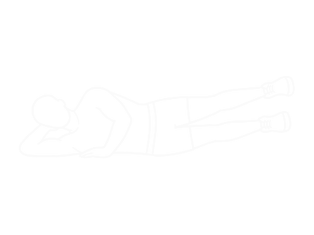 Side Lying Hip Adduction — End