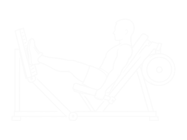 Sled 45° Leg Press (Side Pov) — End