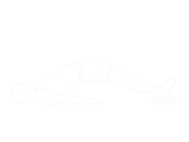 Slider Leg Curl — Start