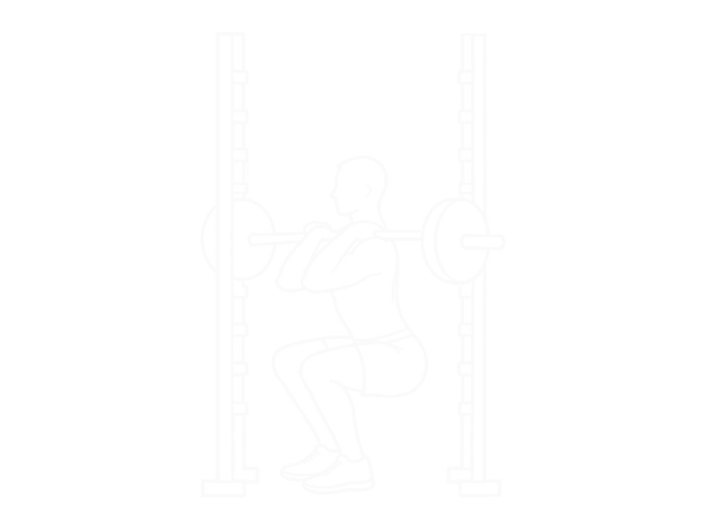 Smith Front Squat (Clean Grip) — End