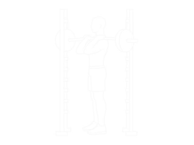 Smith Front Squat (Clean Grip) — Start