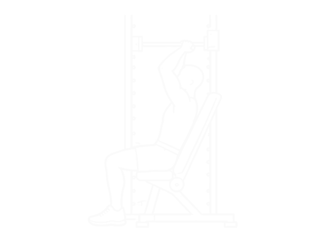 Incline Smith Machine Triceps Extension — End